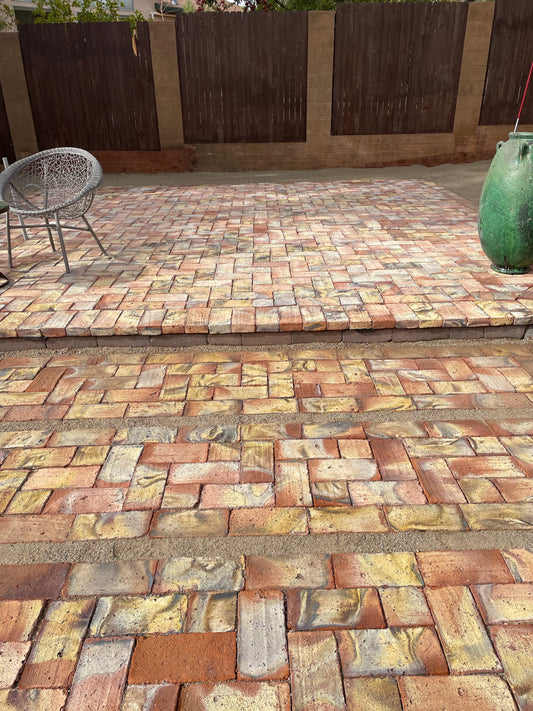 Patio Ideas: Burnt Adobe Pinto Pavers