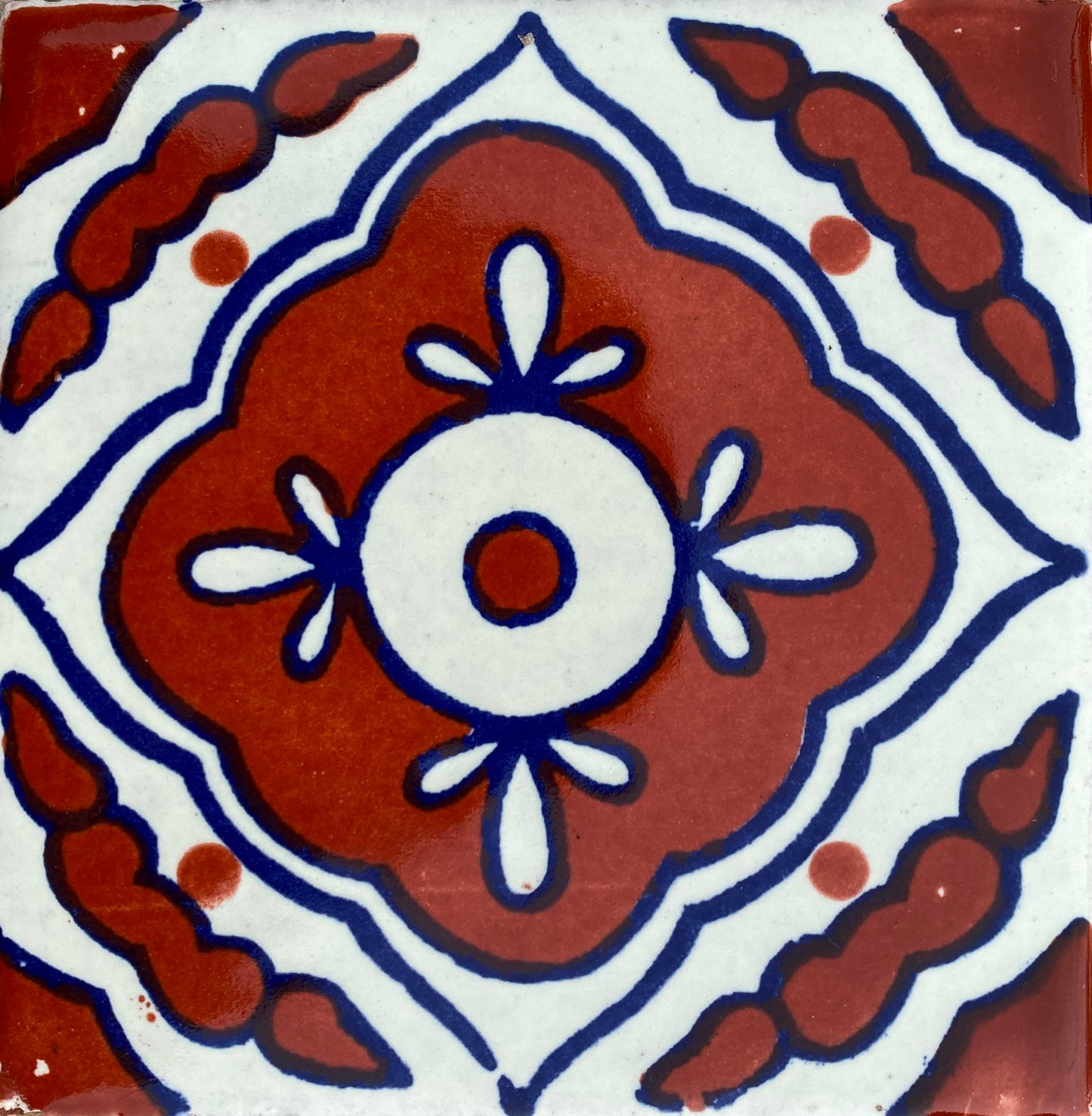 Toledo Terracotta Y Azul
