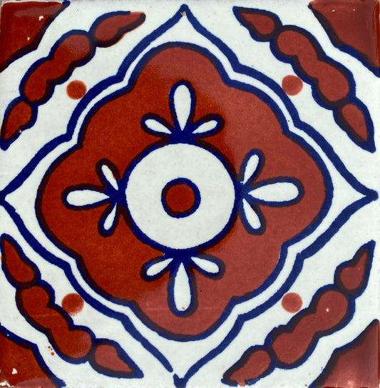 Toledo Terracotta Y Azul