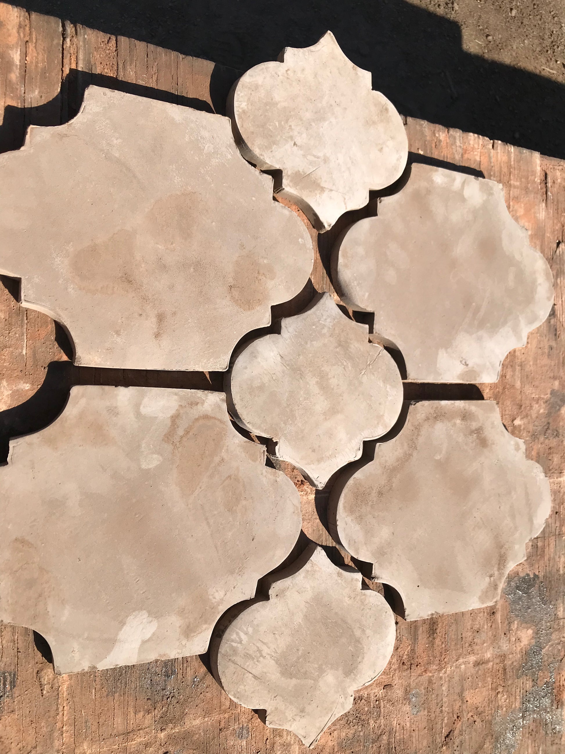 Riviera Saltillo Tile - handmade Saltillo terra cotta floor tile imported from Mexico, detail view 3