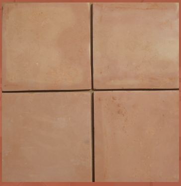 Saltillo square tile from Place of Clay